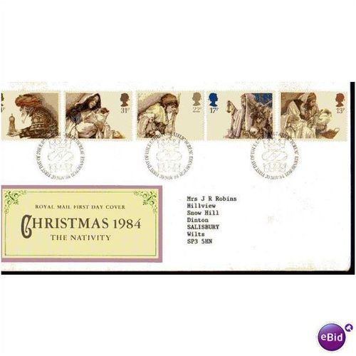 1984 'CHRISTMAS' F.D.C (BUREAU F.D.I) (EBID384)