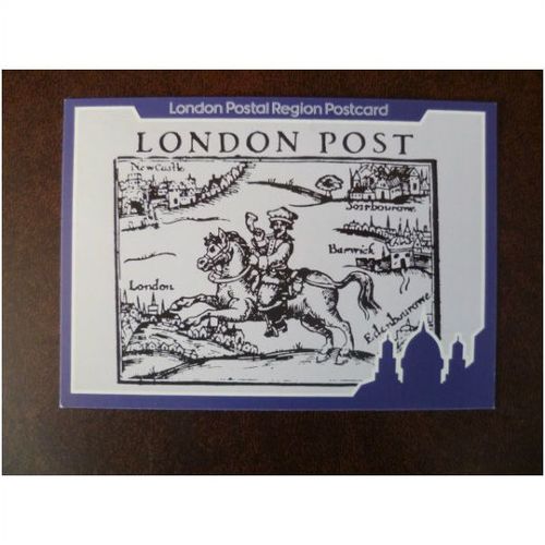 1985 350 Years Royal Mail LPR 6a Postcard special cancellations 1646 London Post
