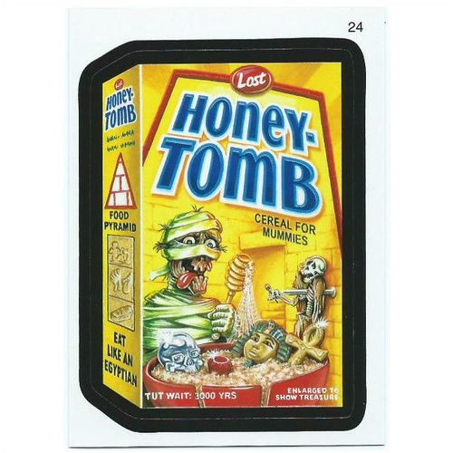 2010 Wacky Packages ANS 7 - #24 - Honey-Tomb Cereal For Mummies