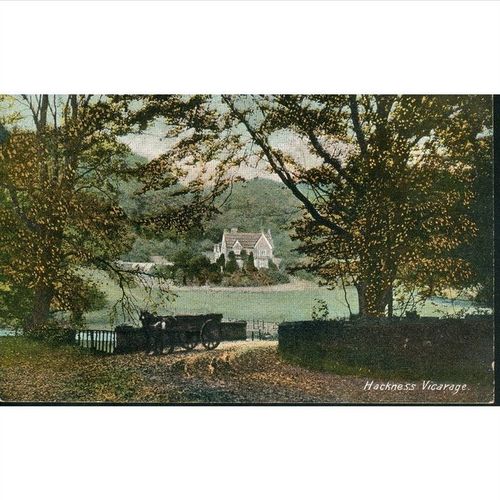 Queen Series Vintage British Postcard - Hackness Vicarage, Yorkshire