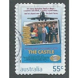 AUS 2008 55c (S/A) 'FAVOURITE FILMS -THE CASTLE' FINE USED (EBID37-189)