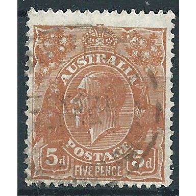 Australia 1929 SG103a 5d Orange-Brown Very Fine Used .. ..