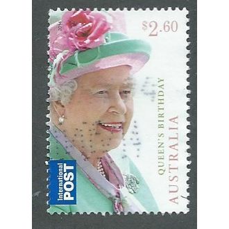 AUS 2014 $2.60 'QUEENS BIRTHDAY ' FINE USED (EBID44-137)
