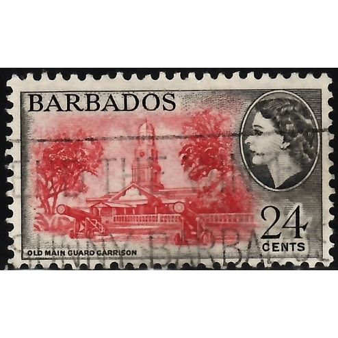 Barbados, 1953-57 Garrison, SG #297 (Scott #243), fine used