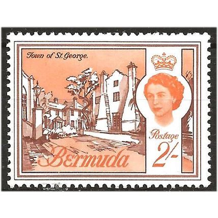 Bermuda 1965 SG174 2/- Red-Brown & Orange Unmounted Mint . .. .