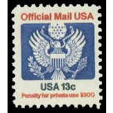 O129 13c Eagle Fine MNH G0614