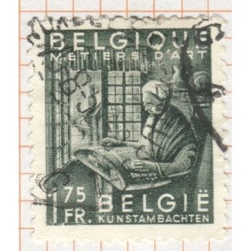 Belgium stamps 1948 - SG1220 - 1f.75c Woman Making Lace - used
