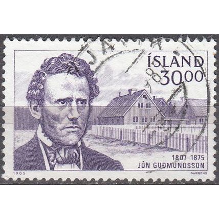 Island 1985 Michel 640 O Cote (2013) 0.70 Euro Jón Gudmundsson Cachet rond