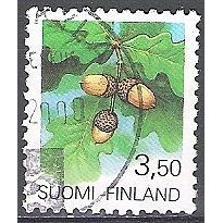 Finland 1991 Michel 1128 O Cote (2013) 0.60 Euro Chêne pédonculé Cachet rond