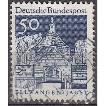 Deutschland 1966 Michel 495 O Cote (2011) 0.30 € Château d'Ellwangen Cachet rond