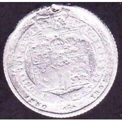 1824 Great Britain 6 Pence Silver Coin