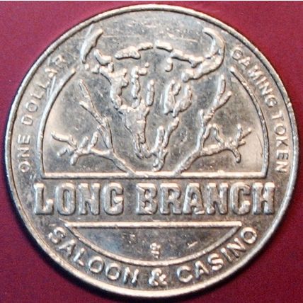 Long Branch. $1 Casino Token. Central City, CO. J56.