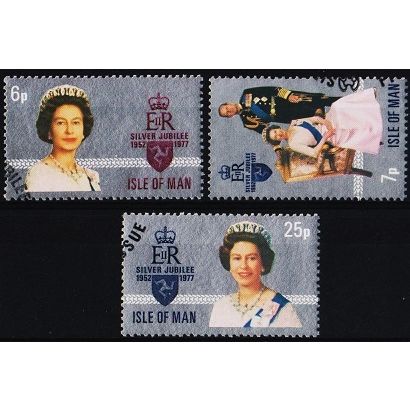Isle of Man. 1977 Set(3) S.G.94/96 Used