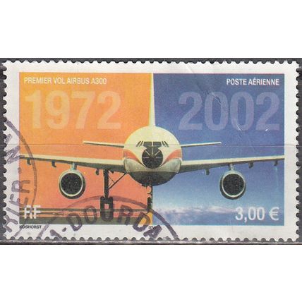 France 2002 Michel 3664 O Cote (2008) 6.00 € Airbus A300 Cachet rond