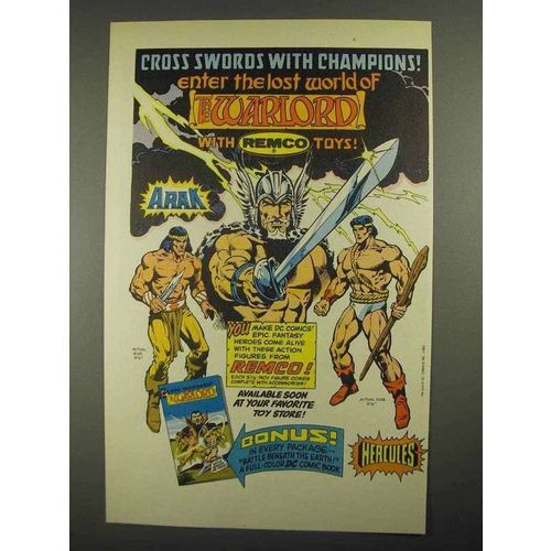 1983 Remco Warlord Toys Ad - Cross Swords Champions