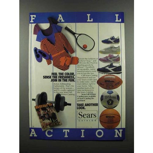 1983 Sears Catalog Fashion and Sporting Goods Ad