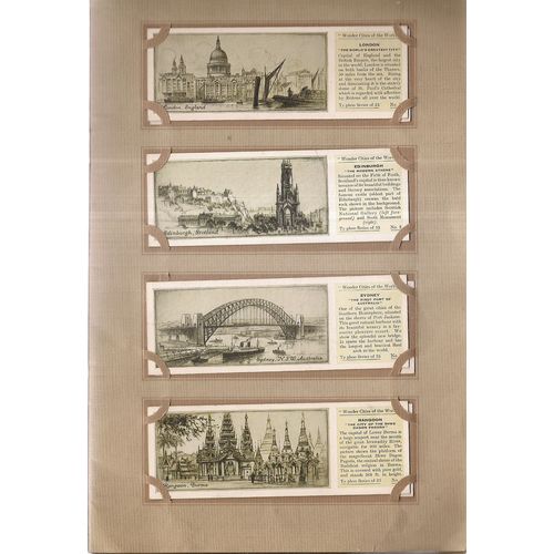 1933 'WONDER CITIES OF THE WORLD Typhoo Tea Cards 22 of 25 in official album....