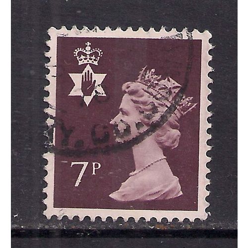 Northern Ireland GB 1978 7p Purple Brown Machin SG NI 22 (D640)