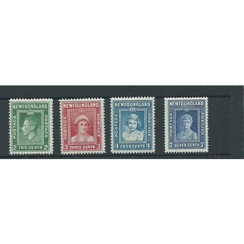 newfoundland stamps george VI sg268 set sg 268 hm