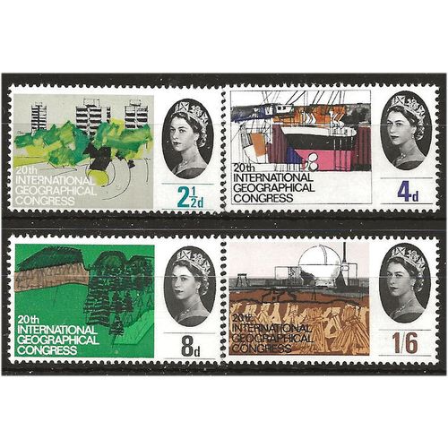 1964 Geographical Set SG651-654 Unmounted Mint. . .