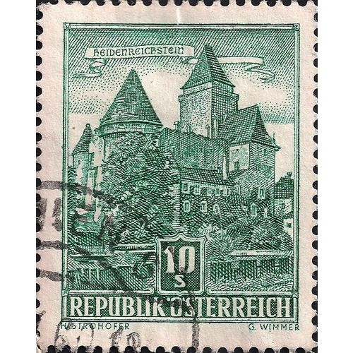 AUSTRIA, Burg Heidenreichstein, green 1957, 10s