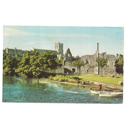 THE PRIORY, CHRISTCHURCH, Bournemouth, Dorset used postcard 1972 postmark =