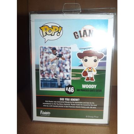 Toy Story WOODY (SF GIANTS EDITION) Special Events Pop! #03 **WITH TICKET - RARE