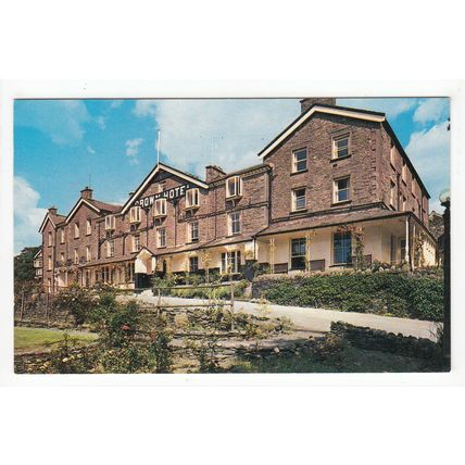 The Crown Hotel Bowness-on-Windermere Postcard Cumbria