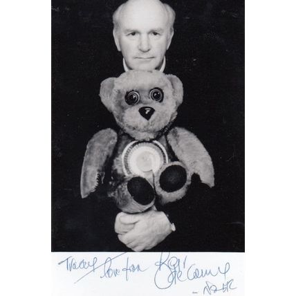 Roger De Courcey Nookie Bear Hand Signed Photo