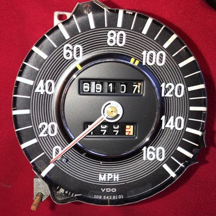 Mercedes Benz Clock W108 W109 W114 W115 Speedo Cluster Parts Lot Gauges Glass