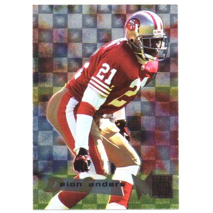 FLEER METAL DEION SANDERS