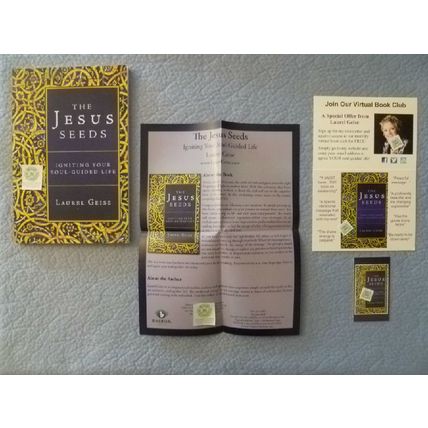 SIGNED THE JESUS SEEDS IGNITING YOUR SOUL-GUIDED LIFE by LAUREL GEISE + ephemera