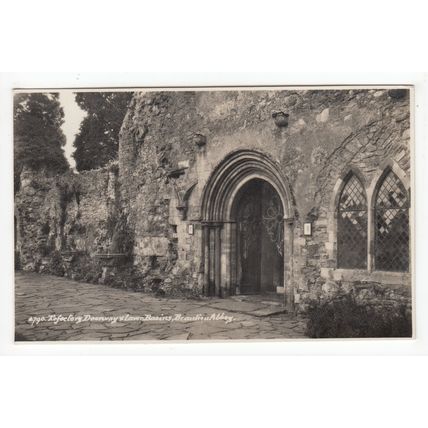 Refectory Doorway & Laver Basins Beaulieu Abbey Postcard Hampshire