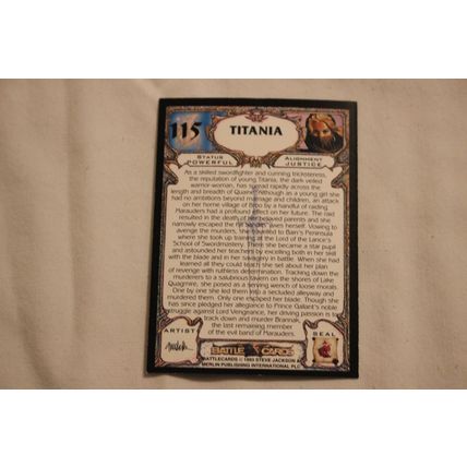 Titania 1993 Merlin Battle Cards NO. 115