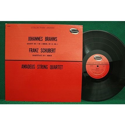 Amadeus String Quartet - Brahms: Qt. No. 1/Schubert: Quartetsatz - W 9019 - NM
