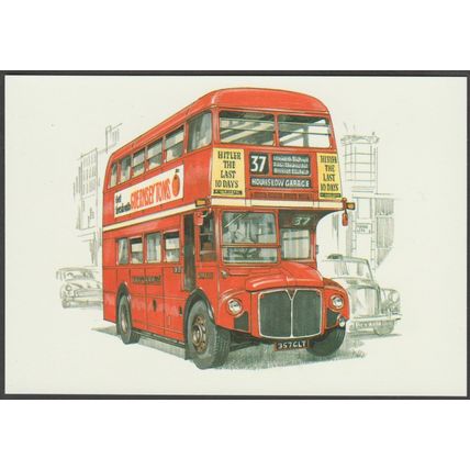 London Transport Routemaster Bus - Golden Era Postcard