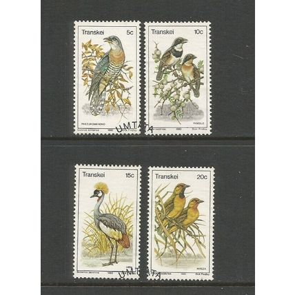South Africa /Transkei 1980 Birds Used Set SG 75 / 78