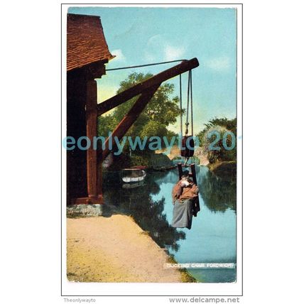 DUCKING CHAIR. FORDWICH, KENT, ENGLAND, c1910/20s?