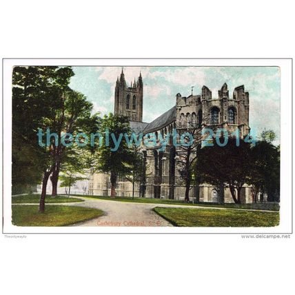 CANTERBURY CATHEDRAL, SE, CANTERBURY, KENT, ENGLAND, c1910/20s?, Postcard