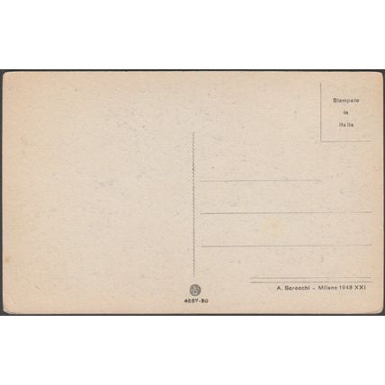 Via Appia e Acquedotto di Claudio, Roma, 1943 - Scrocchi Cartolina