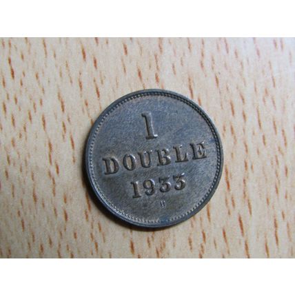 Guernsey 1933 1 Double Coin