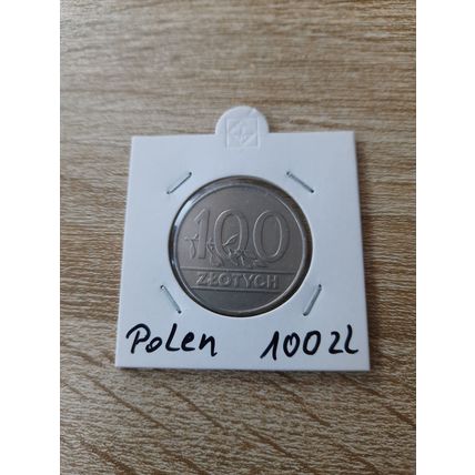 Polen 100 Zloty 1990 Münze.