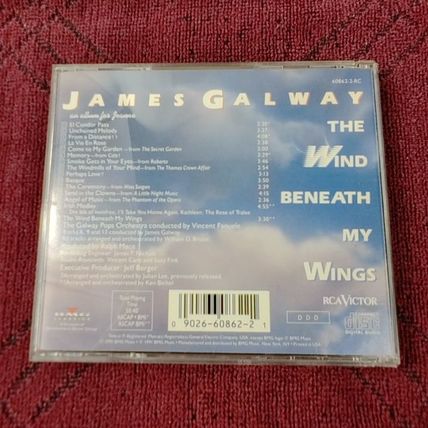 James Galway - 1991 - The Wind Beneath My Wings - CD - Used