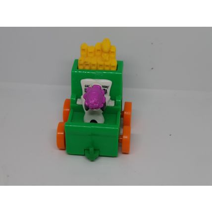 1972 Snoopy Woodstock Peanuts Happy Birthday Moving Organ Train Car Vintage