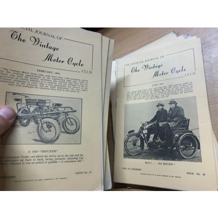 1964 12 x THE VINTAGE MOTOR CYCLE MAGAZINES JAN TO DECEMBER (P4)