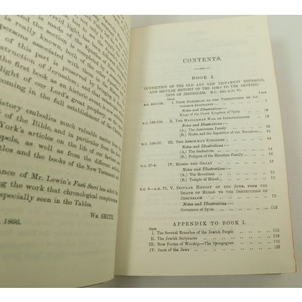 Antique New Testament History 1876 Victorian Vellum Bible Scripture Book Maps &c
