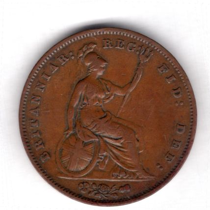 Great Britain. Victoria. Penny 1858. DY14923