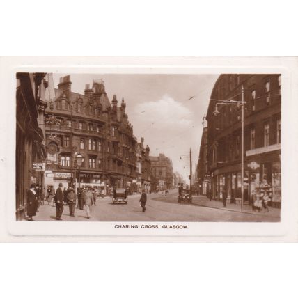 EC725 GLASGOW - CHARING CROSS . R/P POSTCARD