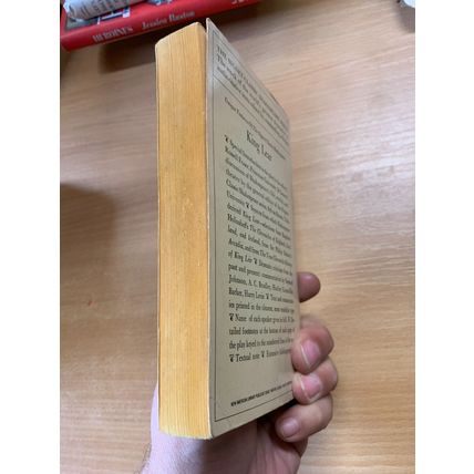 1963 WILLIAM SHAKESPEARE "THE TRAGEDY OF KING LEAR" USA PAPERBACK BOOK (P2)