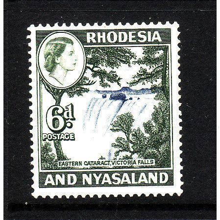 RHODESIA AND NYASALAND 1959 SG 24 6d EASTERN CATARACT M / MINT